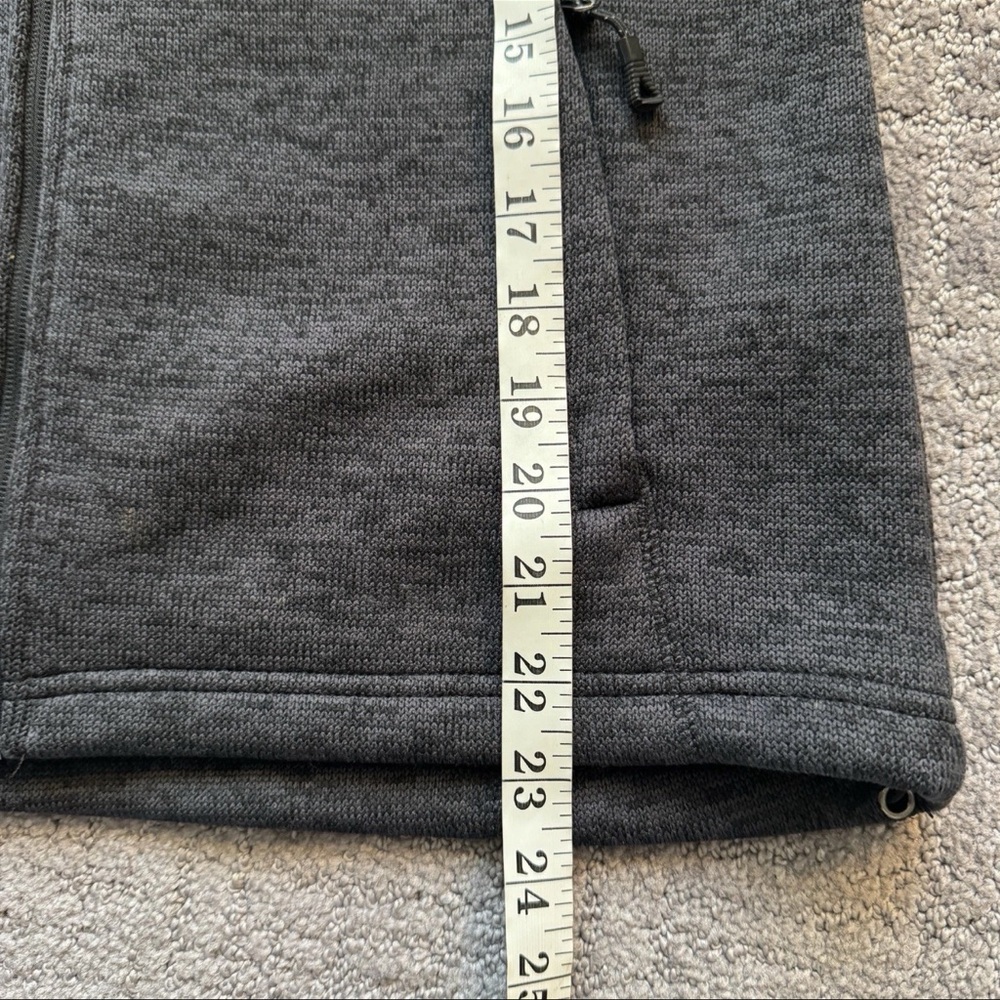 FOSSA Vest Womens Small Charcoal Gray Black Apparel District Fleece Zip Up #9949 - Picture 10 of 14